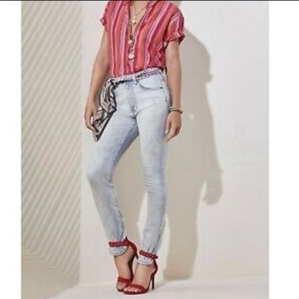 CAbi Higher Straight Jeans style #5883 NWOT